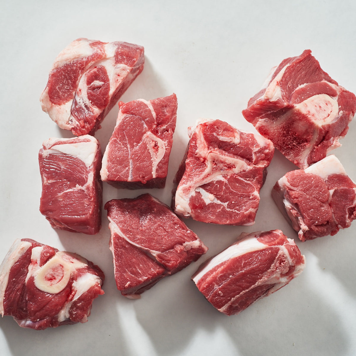 Halal Stew Beef Chunks with Bone (1 lb)