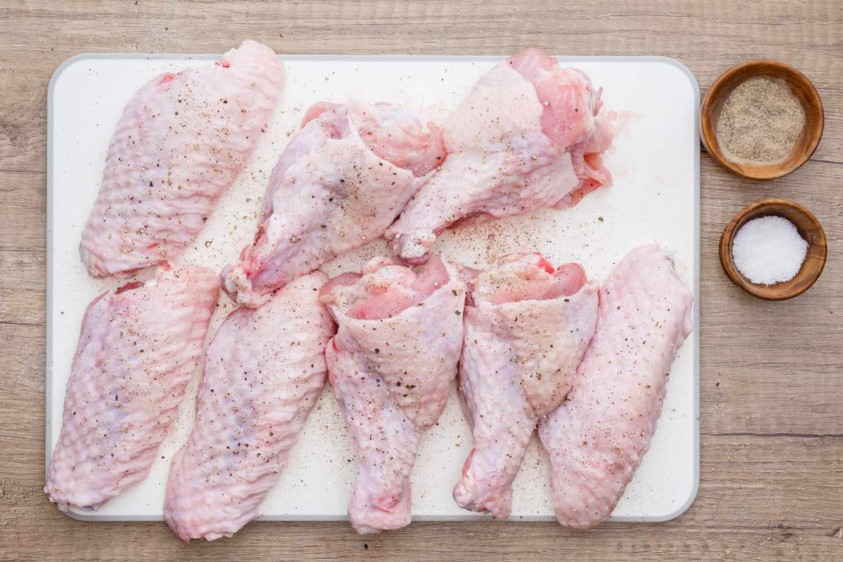 Halal Medium Whole Turkey Wings (1 lb)