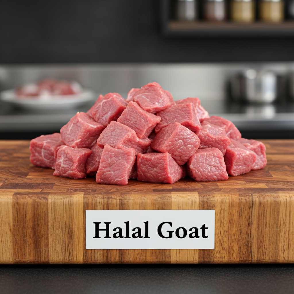 Halal Fresh Boneless Goat (2 lbs)