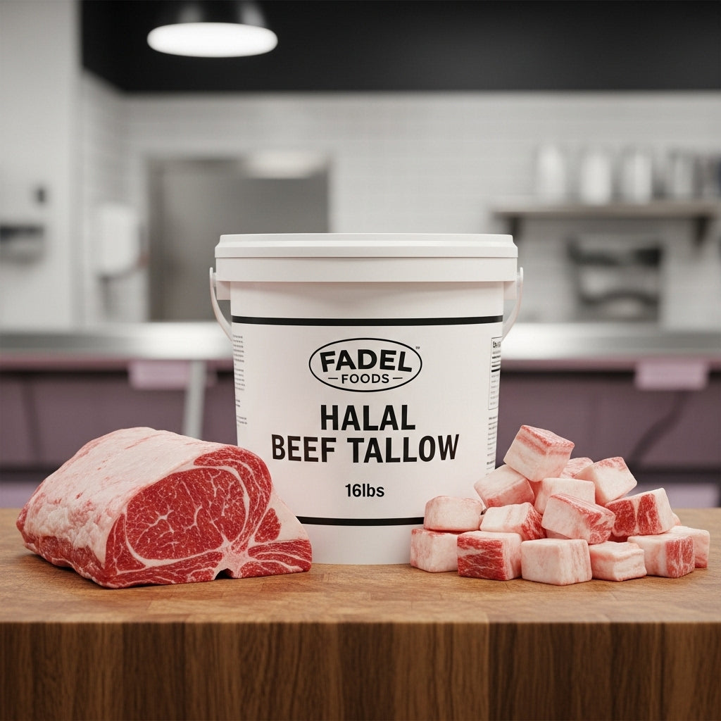 Halal Beef Tallow for Cooking (16 Jars)