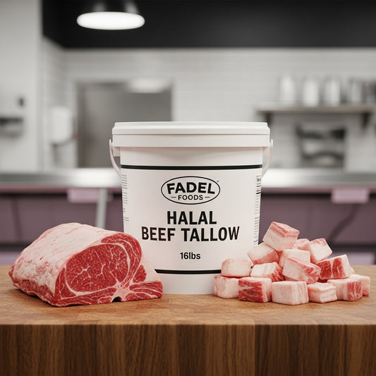 Halal Beef Tallow for Cooking (16 Jars)