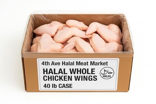 Case of Halal Whole Chicken Wings