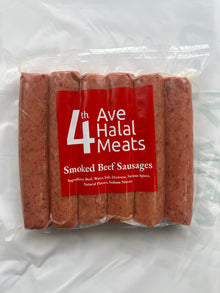 Halal Smoked Beef Sausages