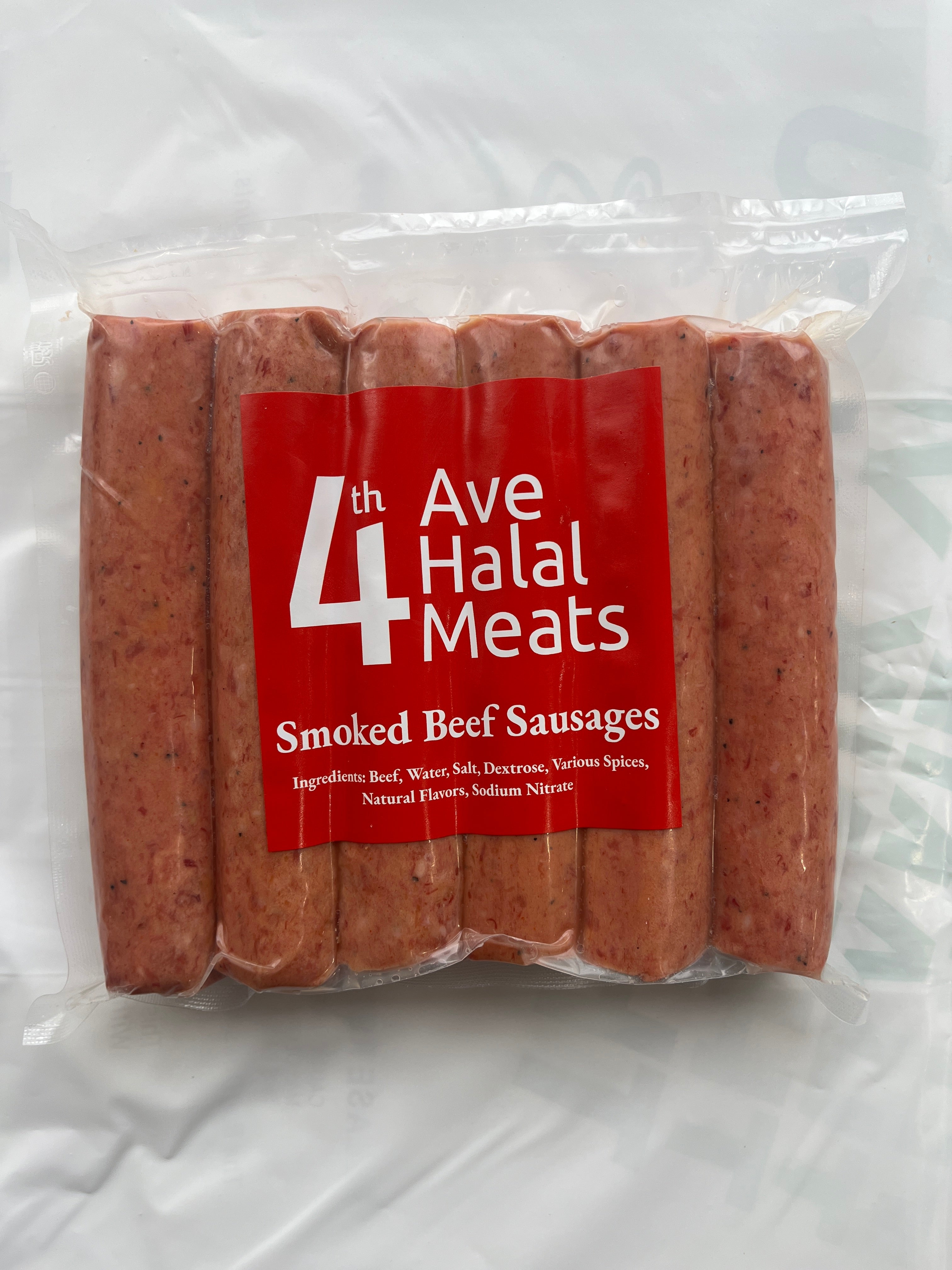 Halal Smoked Beef Sausages