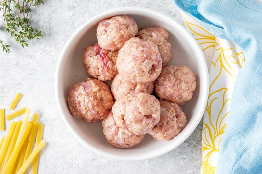 Halal Frozen Chicken & Beef Meatballs