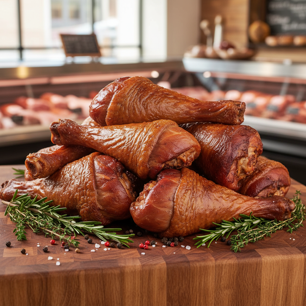 Halal Smoked Turkey Drumsticks (1lb)