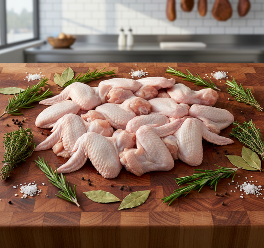Halal Whole Chicken Wings (1 lb)