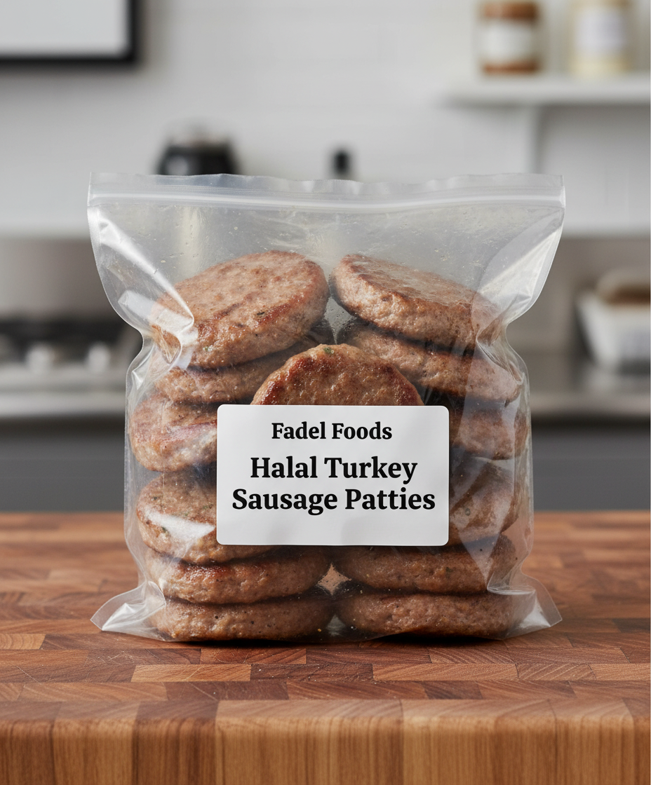 Halal Turkey Sausage Patties (12-PACK)